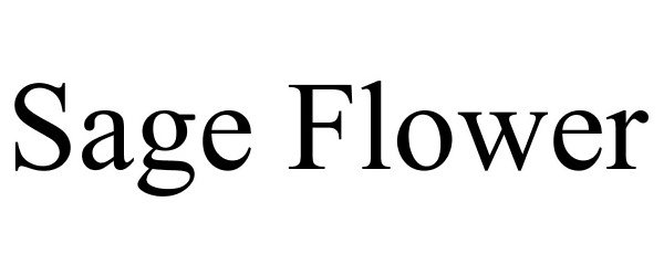 Trademark Logo SAGE FLOWERS