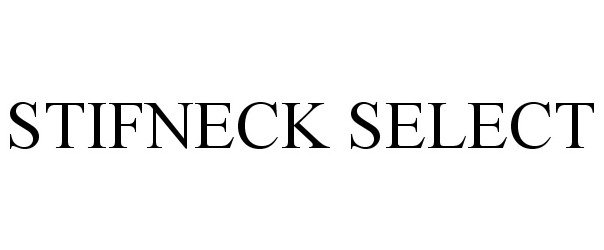 Trademark Logo STIFNECK SELECT