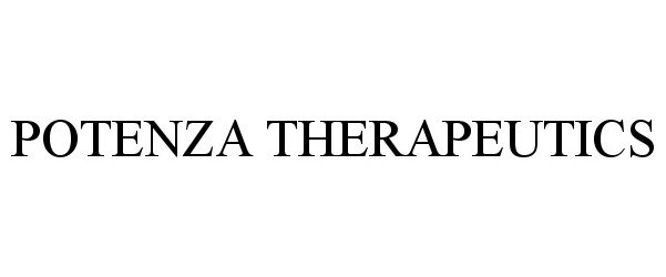  POTENZA THERAPEUTICS