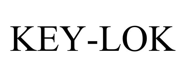 Trademark Logo KEY-LOK