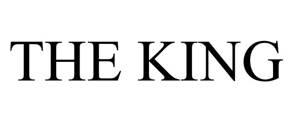 Trademark Logo THE KING