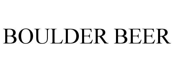 Trademark Logo BOULDER BEER