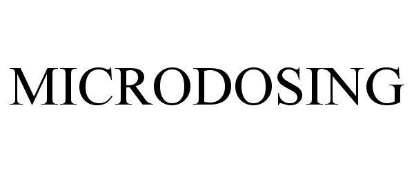 Trademark Logo MICRODOSING