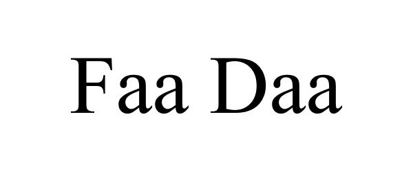 Trademark Logo FAA DAA