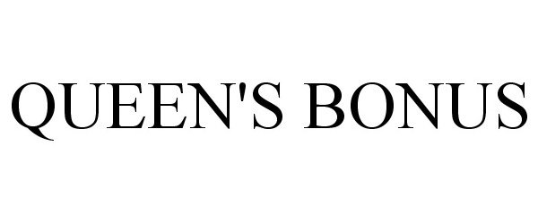 Trademark Logo QUEEN'S BONUS
