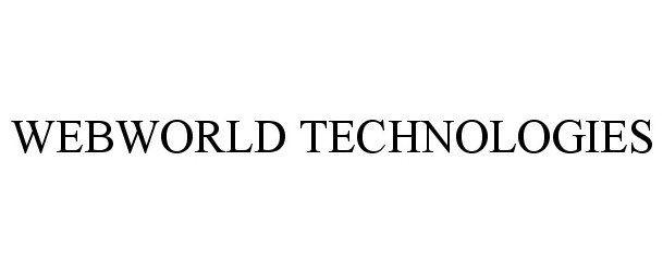  WEBWORLD TECHNOLOGIES