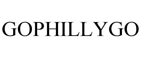 Trademark Logo GOPHILLYGO