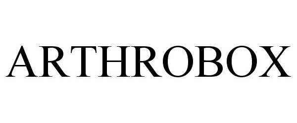 Trademark Logo ARTHROBOX