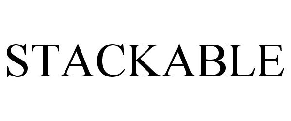 Trademark Logo STACKABLE