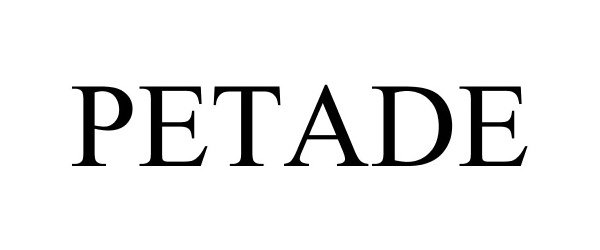 Trademark Logo PETADE