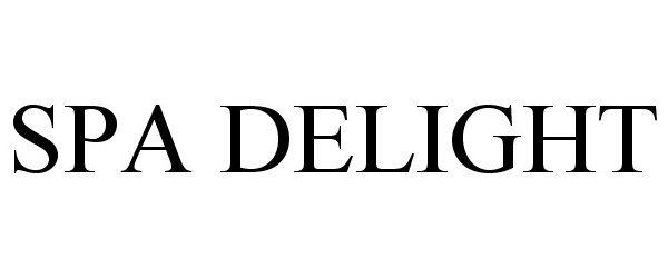 Trademark Logo SPA DELIGHT