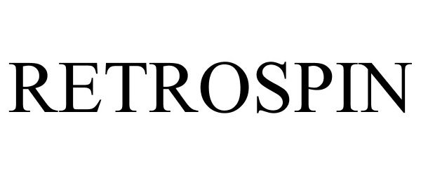 Trademark Logo RETROSPIN