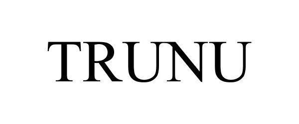 Trademark Logo TRUNU