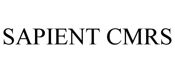 Trademark Logo SAPIENT CMRS