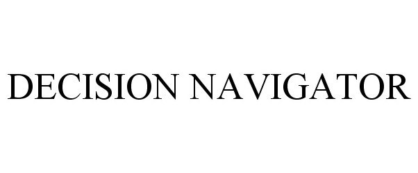 Trademark Logo DECISION NAVIGATOR