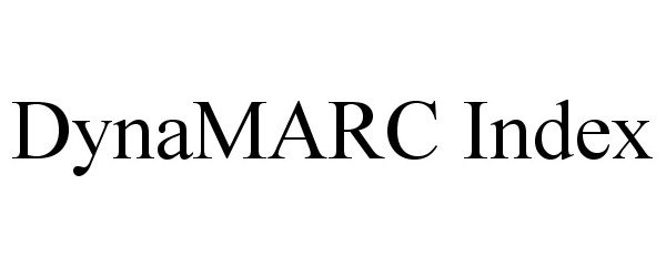 Trademark Logo DYNAMARC INDEX