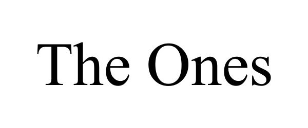 Trademark Logo THE ONES