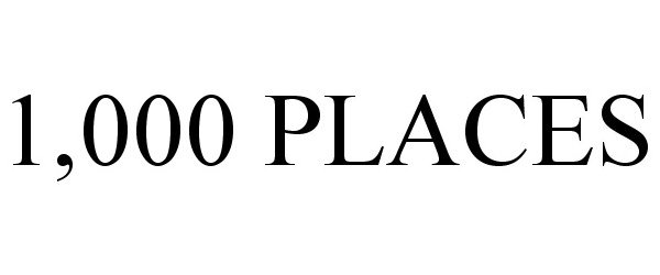  1,000 PLACES