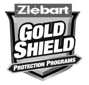 Trademark Logo ZIEBART GOLD SHIELD PROTECTION PROGRAMS