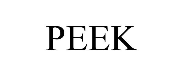 Trademark Logo PEEK