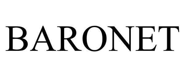 Trademark Logo BARONET