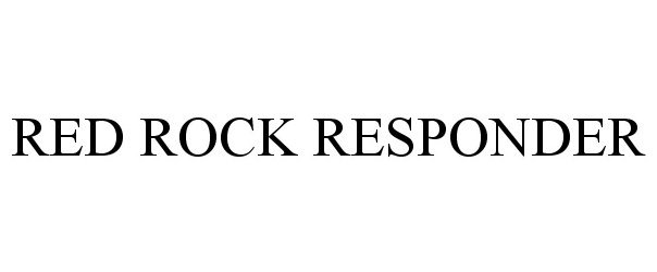 RED ROCK RESPONDER