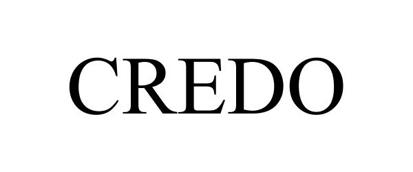 Trademark Logo CREDO
