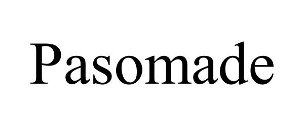 Trademark Logo PASOMADE