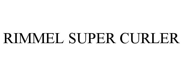 Trademark Logo RIMMEL SUPER CURLER