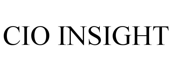 Trademark Logo CIO INSIGHT