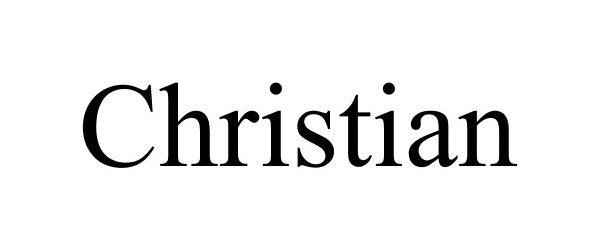 Trademark Logo CHRISTIAN