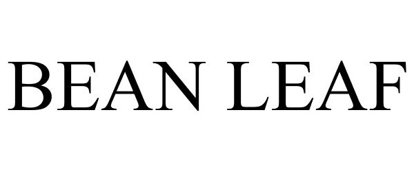 Trademark Logo BEAN LEAF