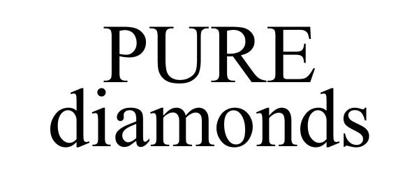 Trademark Logo PURE DIAMONDS