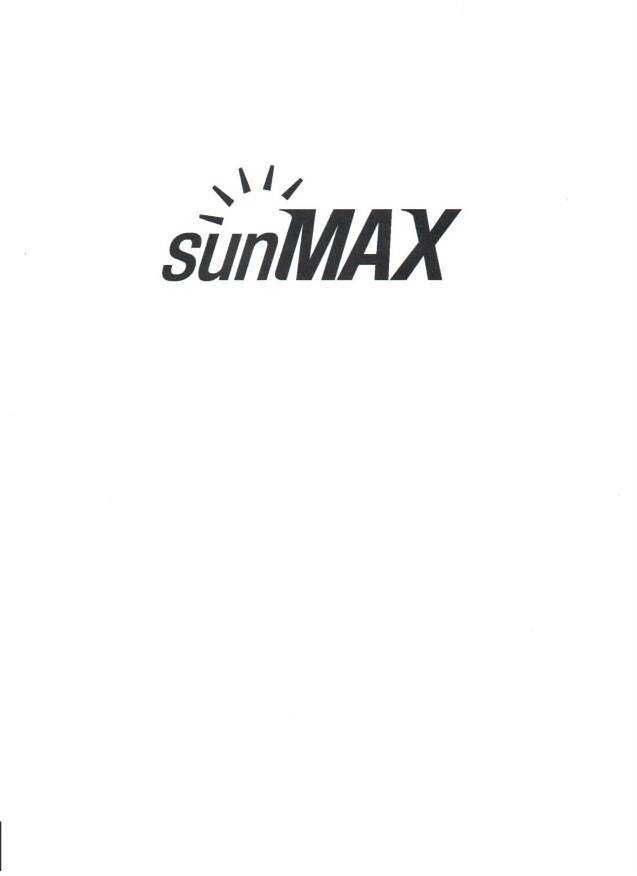 Trademark Logo SUNMAX