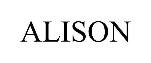 Trademark Logo ALISON