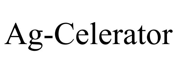 Trademark Logo AG-CELERATOR