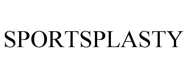Trademark Logo SPORTSPLASTY