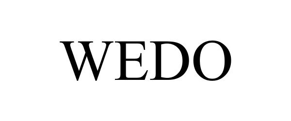 Trademark Logo WEDO