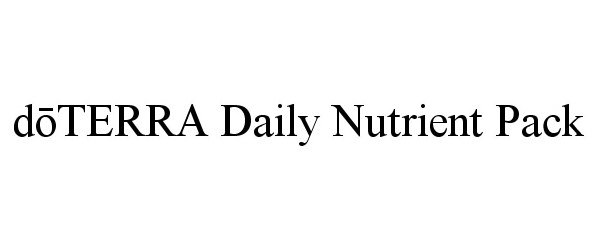  DOTERRA DAILY NUTRIENT PACK