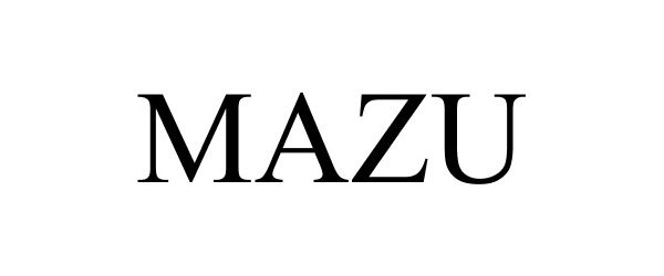 Trademark Logo MAZU