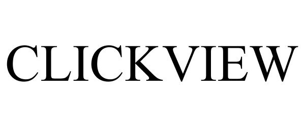 Trademark Logo CLICKVIEW