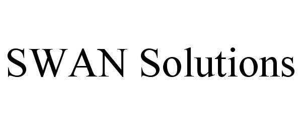 Trademark Logo SWAN SOLUTIONS