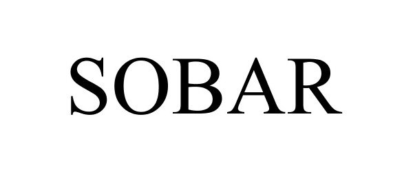 Trademark Logo SOBAR