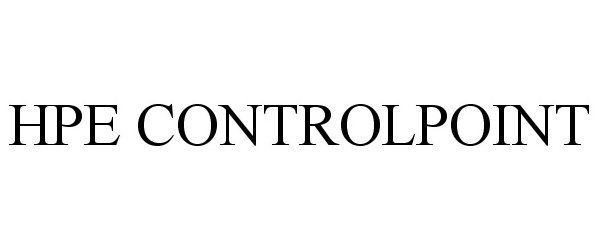Trademark Logo HPE CONTROLPOINT