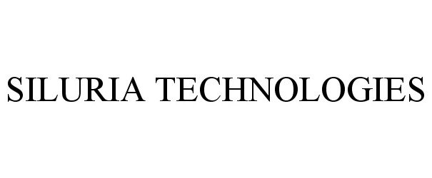 Trademark Logo SILURIA TECHNOLOGIES