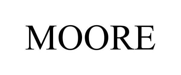 Trademark Logo MOORE