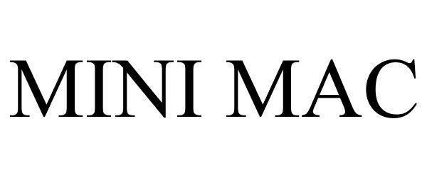 Trademark Logo MINI MAC