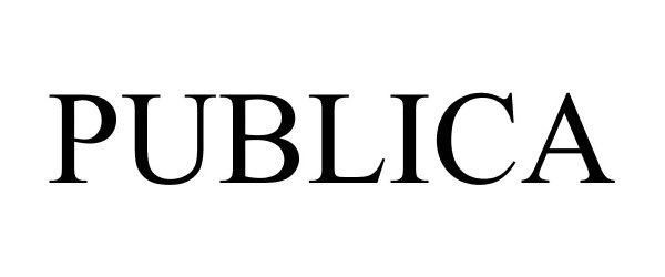 Trademark Logo PUBLICA