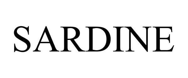 Trademark Logo SARDINE