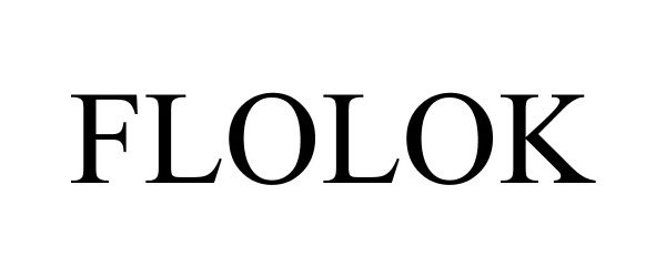 Trademark Logo FLOLOK